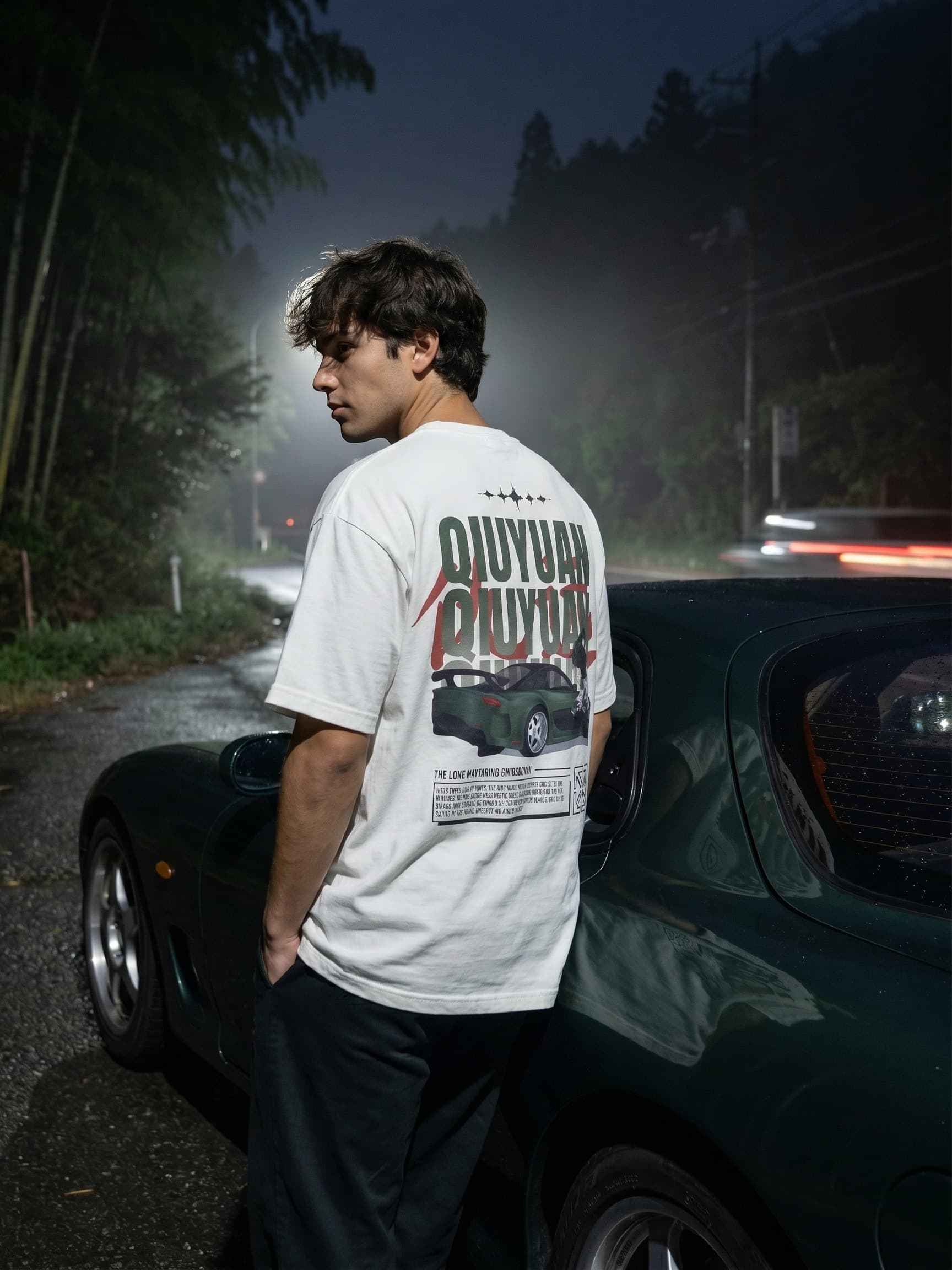 Qiu Yuan JDM T-Shirt (Light Colors) | Wuthering Waves Anime Streetwear