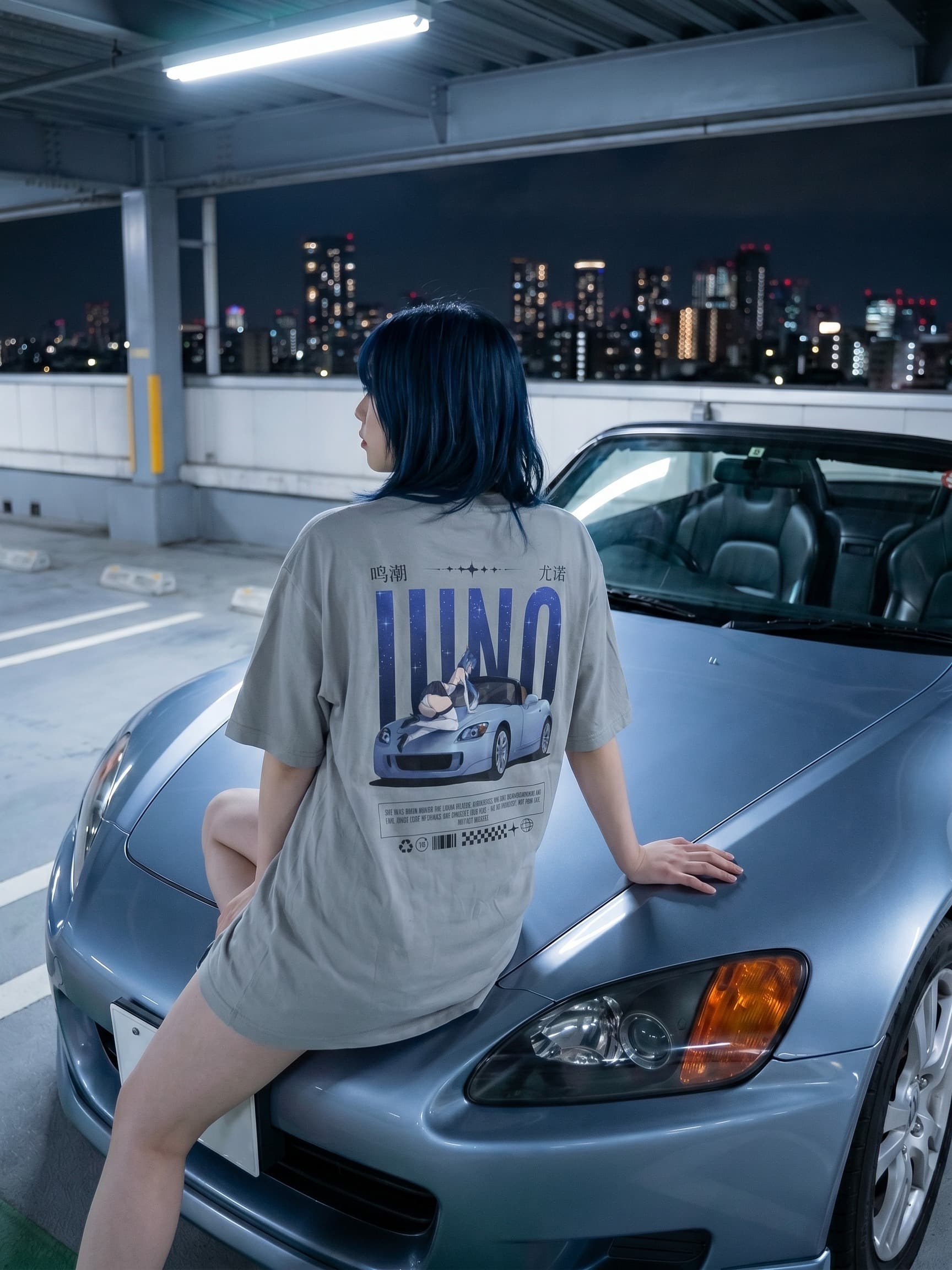 Iuno JDM T-Shirt (Light Colors) | WuWa Anime Streetwear