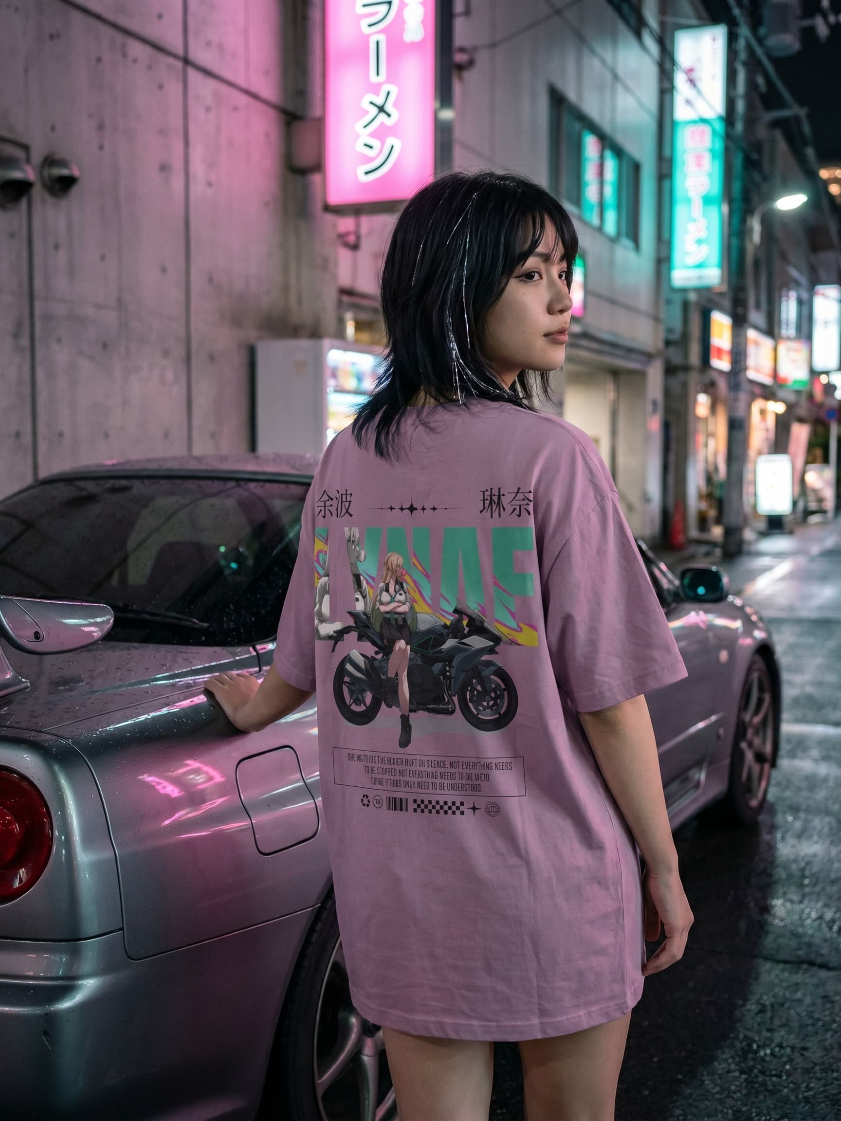 Lynae JDM T-Shirt (Light Colors) | WuWa Anime Streetwear
