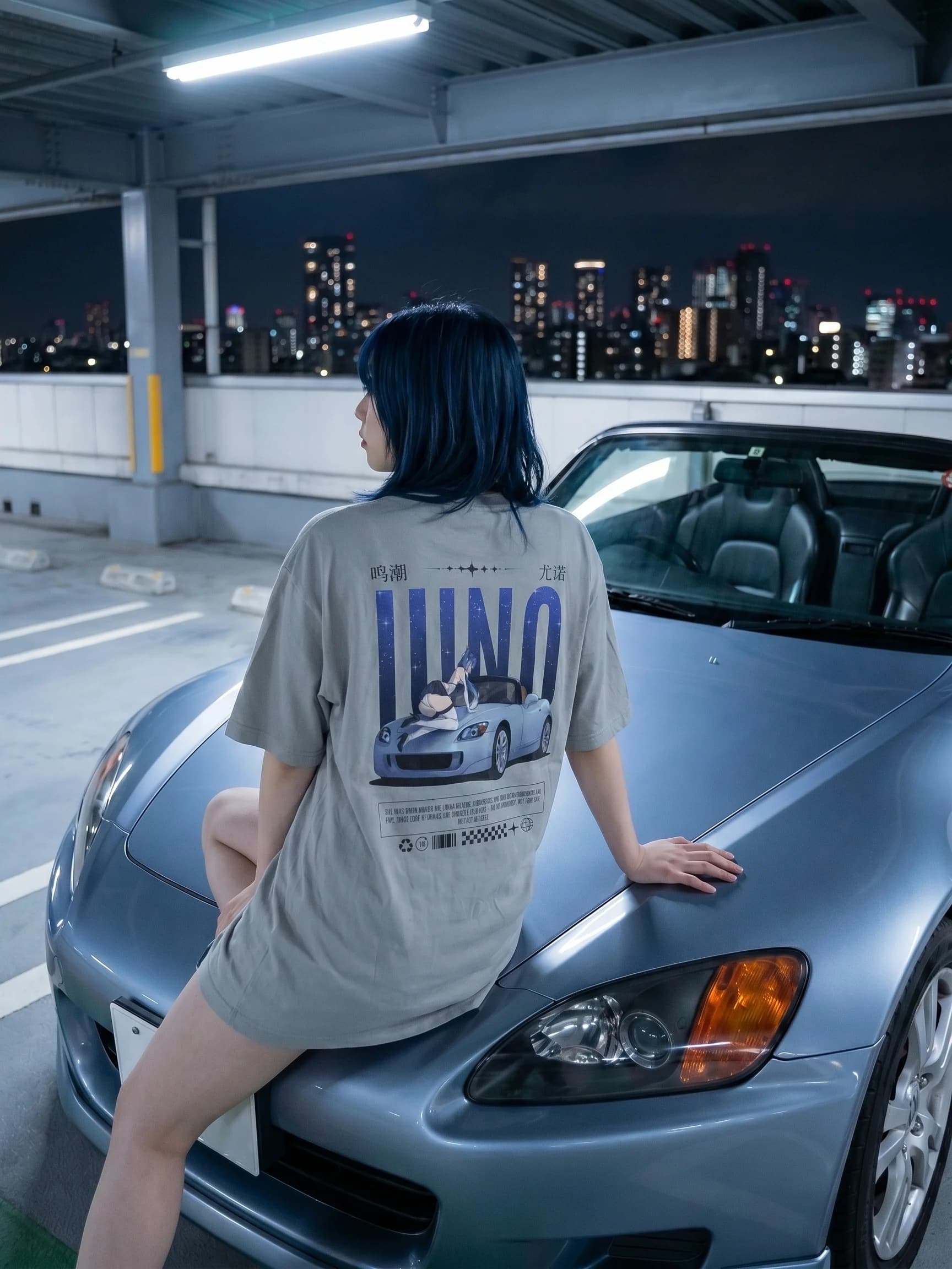 Iuno JDM T-Shirt (Light Colors) | WuWa Anime Streetwear
